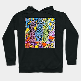 Stained Glass Statues Hoodie